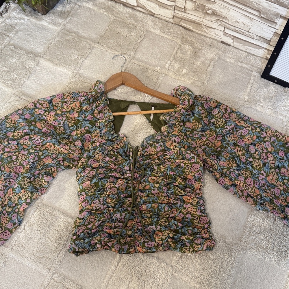 FREE PEOPLE Mabel Printed Blouse - Picture 8 of 12